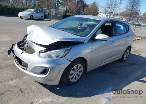 2016 Hyundai Accent Se z USA, uszkodzony, nr VIN KMHCT5AE2GU286511